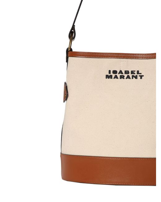 Isabel Marant White Samara Leather Shoulder Bag