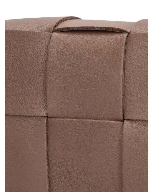 Bottega Veneta Brown Mini Cassette Leather Belt Bag