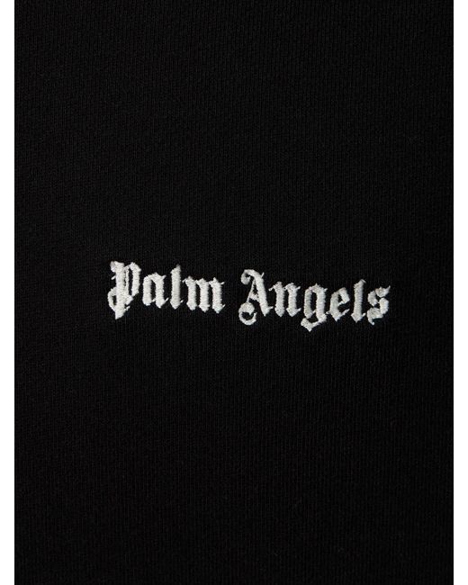 Palm Angels Kapuzenpullover mit Logo-Stickerei in Black für Herren