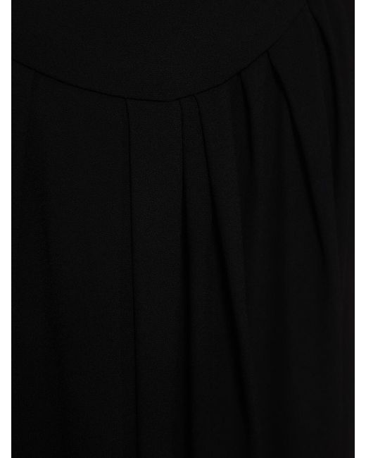Vivienne Westwood Black Ginnie Draped Cady Long Dress