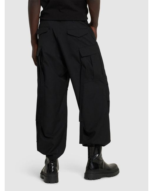 Sacai Black Tailored Suiting Pants for men