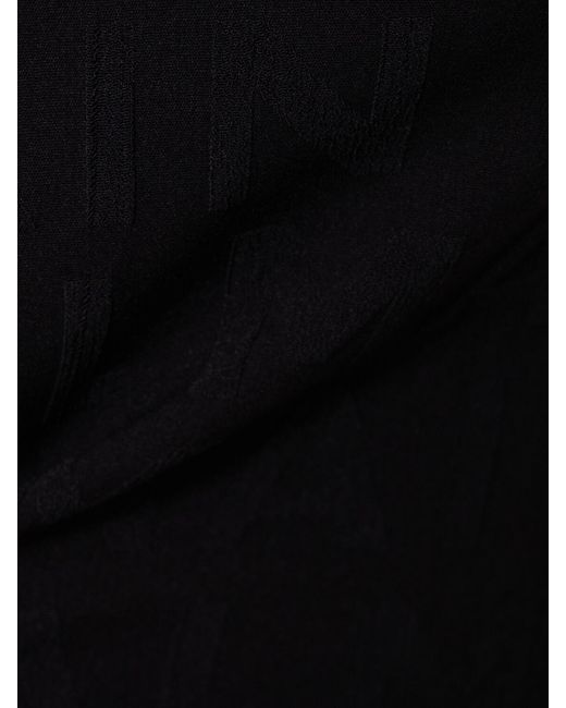 Balmain ジャージークロップドtシャツ Black