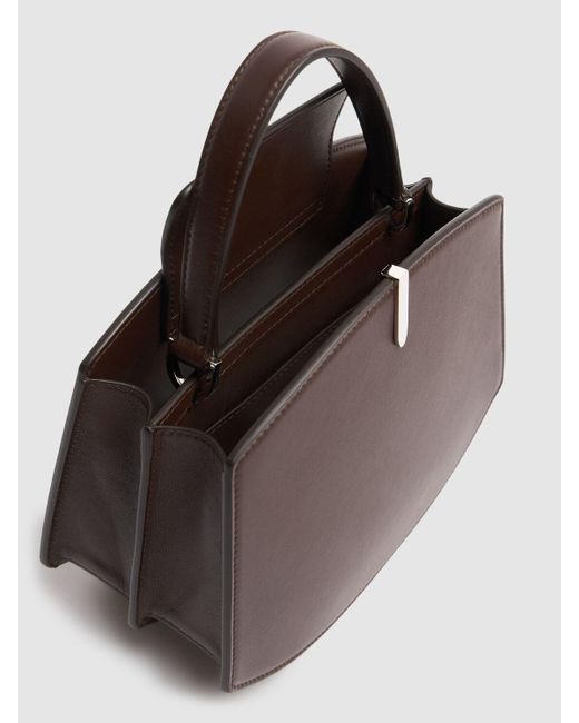 SAVETTE Brown Florence 20 Smooth Leather Bag Unique