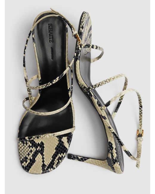 Khaite White 75Mm Loop Sandals