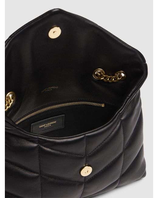 Saint Laurent Black 'puffer' Shoulder Bag