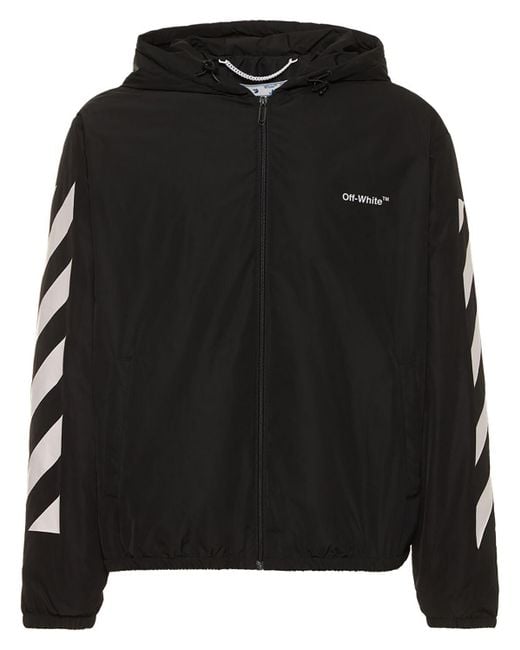Off-White c/o Virgil Abloh Synthetic Diag Light Tech Puffer Jacket in ...