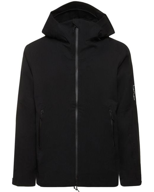 Icebreaker Black Merino Shell+ Peak Hooded Casual Jacket for men