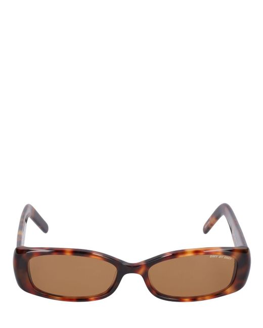 DMY BY DMY Brown Billy Squared Acetate Sunglasses