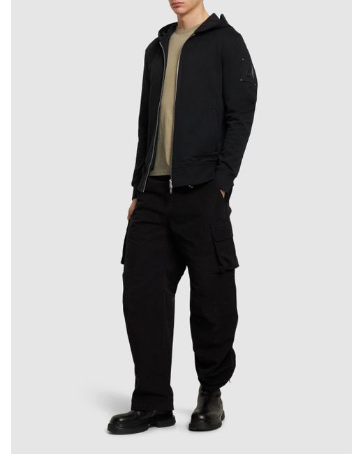Sweat-shirt zippé en coton à capuche hartsfield Moose Knuckles pour homme en coloris Black