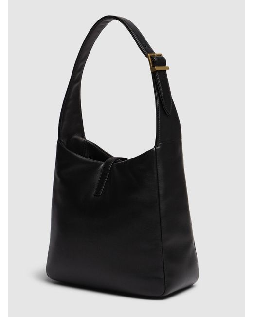 Saint Laurent Black Small Le 5 À 7 Leather Shoulder Bag
