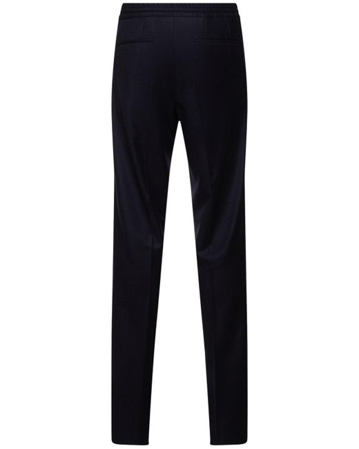 Lardini Blue Wool & Cashmere jogger Pants for men