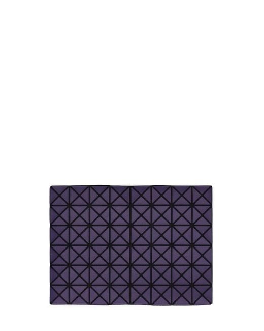 Bao Bao Issey Miyake Purple Oyster Cotton Wallet for men