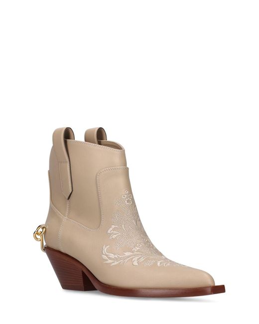 Zimmermann Natural 45Mm Duncan Leather Ankle Boots