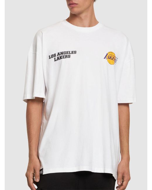 T-shirt oversize nba la di KTZ in White da Uomo