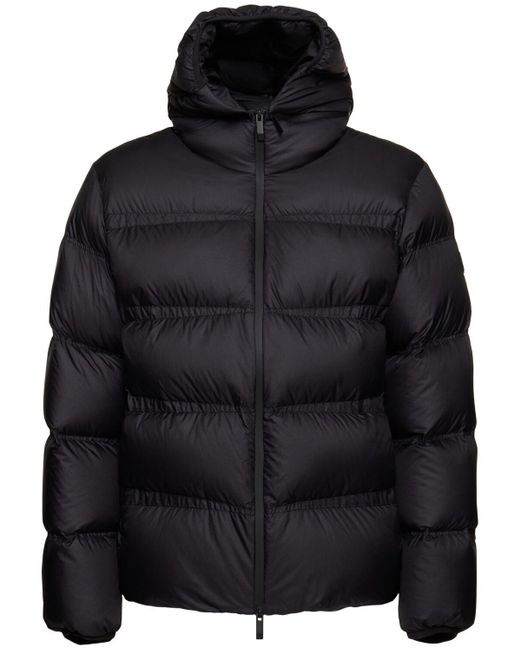 メンズ Moncler Masac ナイロンダウンジャケット Black