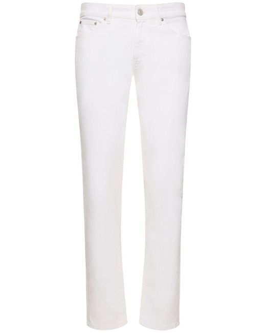 Jeans swing in denim di PT Torino in White da Uomo