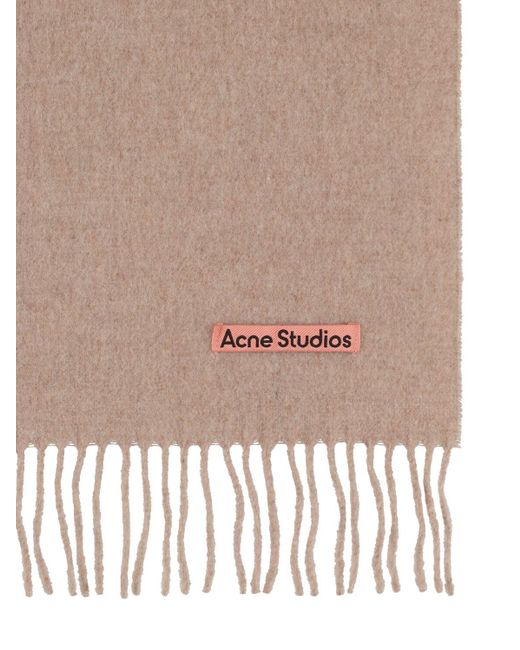 Sciarpa canada in lana di Acne in Brown