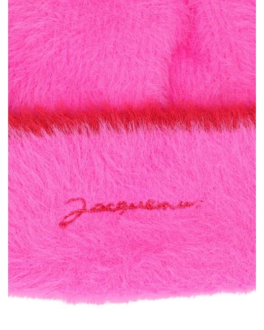 メンズ Jacquemus Le Bonnet Neve キャップ Pink