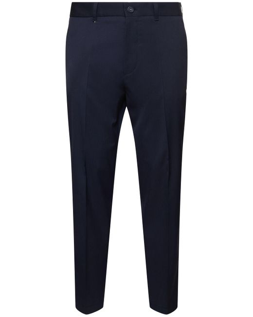 Pantaloni c-perin in techno e lana di Boss in Blue da Uomo