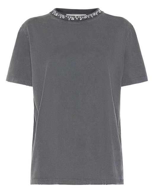 Camiseta desgastada Golden Goose Deluxe Brand de color Gray