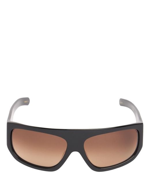 FLATLIST EYEWEAR Black Farah Acetate Sunglasses W/gradient Lens