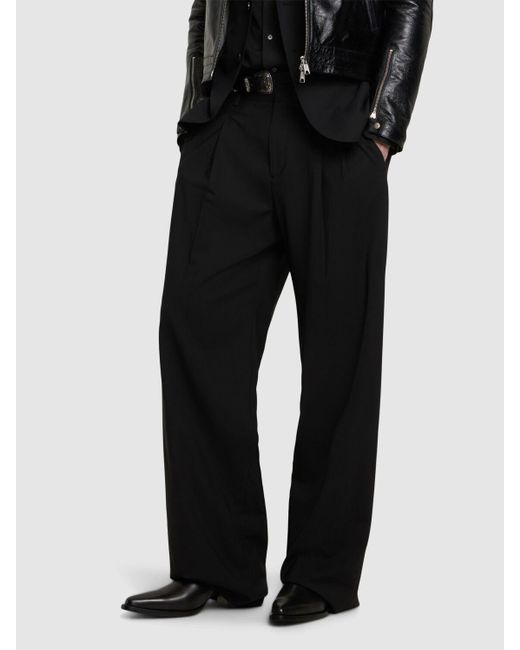 DSquared² Black Texan Leather Boots for men