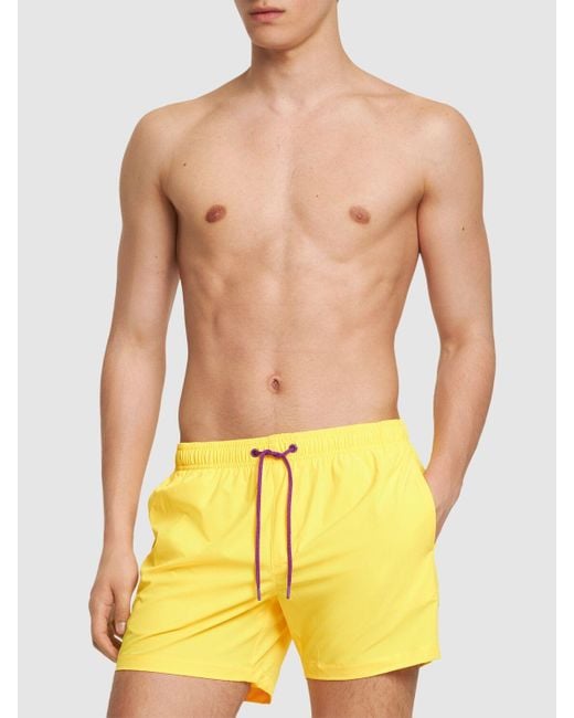 Bañador shorts de secado rápido Sundek de hombre de color Yellow