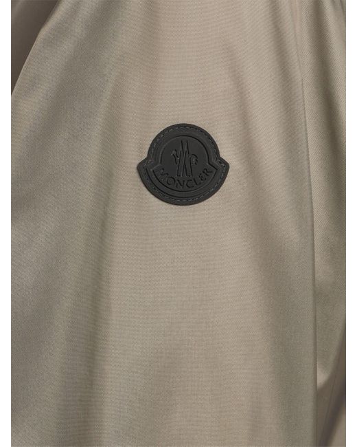Moncler Brown Algovia Nylon Rainwear Jacket for men