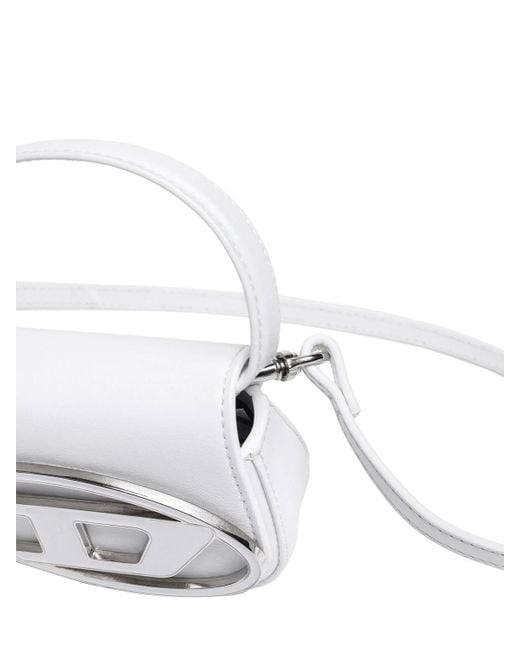 DIESEL White Damen Xs Handtasche Aus Leder "1Dr"
