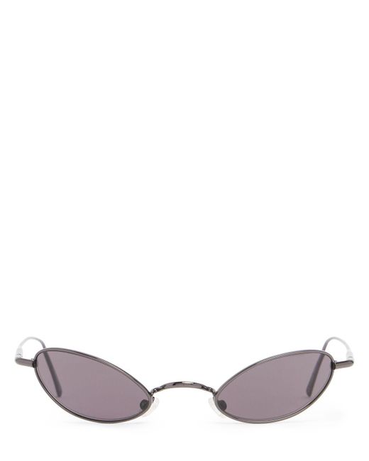 Acne Brown Mirrored Mini Oval Sunglasses Unique for men