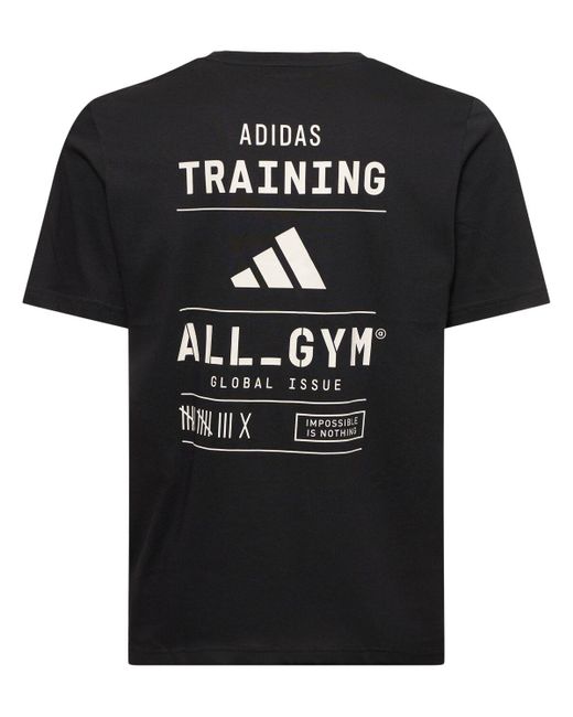 T-shirt con logo di Adidas Originals in Black da Uomo