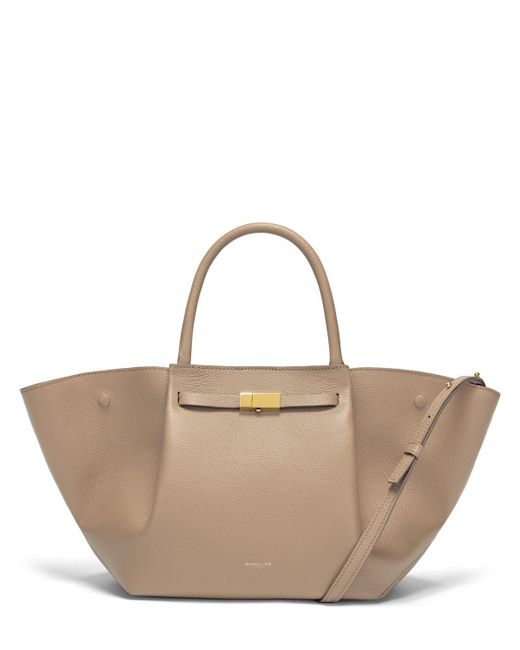 DeMellier London The Midi New York グレインレザーバッグ Natural