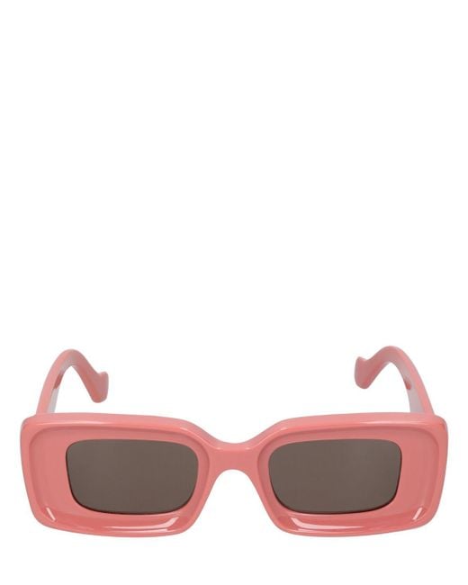 Loewe Pink Anagram Acetate Sunglasses