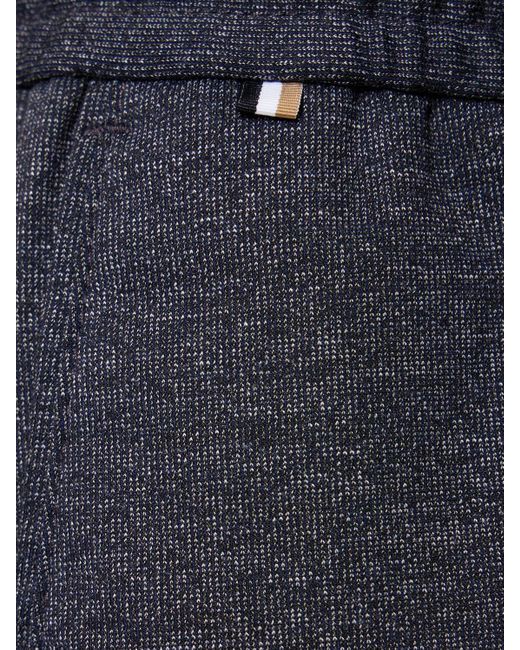 Pantalon en tissu technique avec cordons kane Boss pour homme en coloris Blue