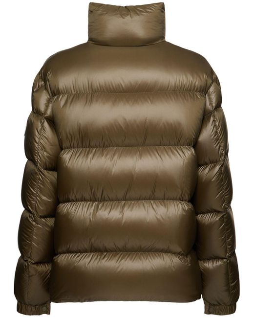 Moncler Green Dervox Nylon Down Jacket Dark for men