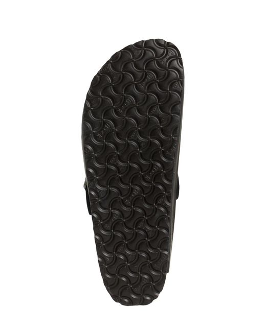 Birkenstock Black Boston Sfb Leather Sandals for men