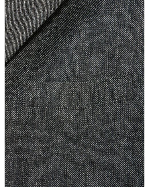 Veste en gabardine w-raglan Yohji Yamamoto pour homme en coloris Gray