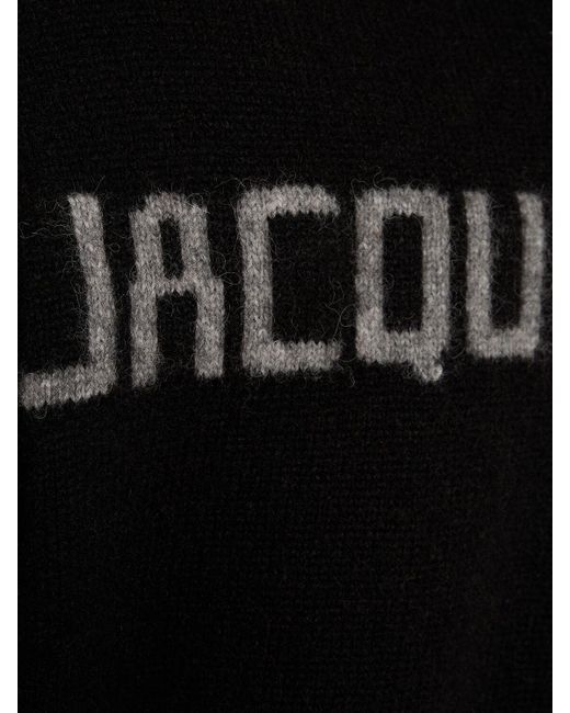 Jacquemus Black Pullover Aus Wollmischung "la Maille "