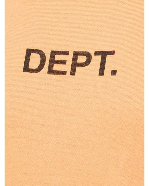 GALLERY DEPT. Orange Dept. Logo Hoodie for men