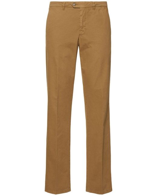 Aspesi Hose Aus Baumwollgabardine in Natural für Herren