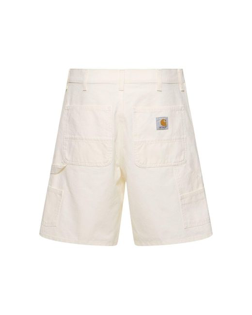 Shorts con rodilla doble Carhartt de hombre de color White
