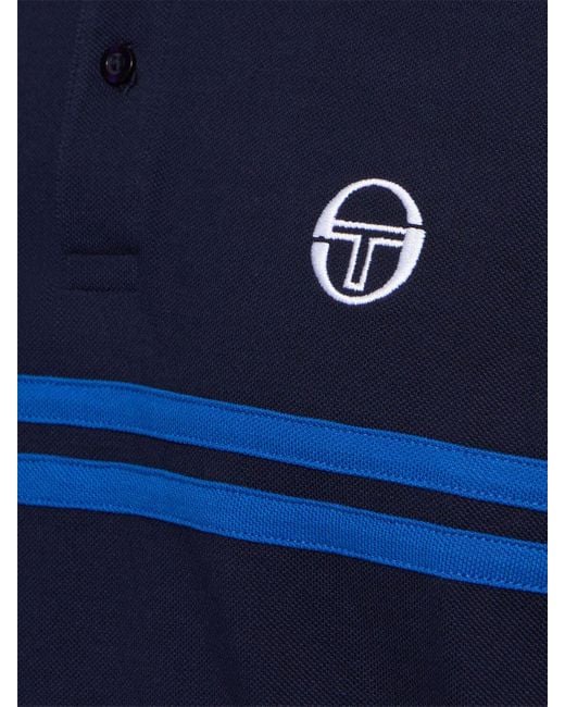 Hombre Polo De Algodón Sergio Tacchini de hombre de color Blue