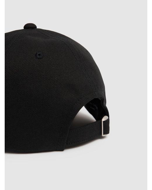 COMME des GARCONS HOMME LOGO CAP ブラック パステル