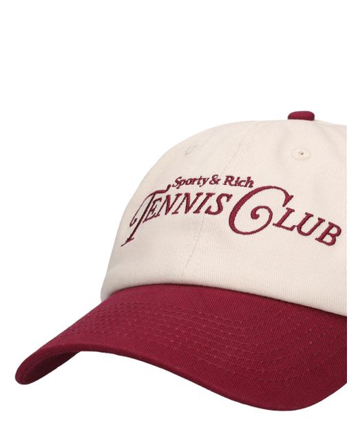Sporty & Rich Pink Rizzoli Tennis Hat