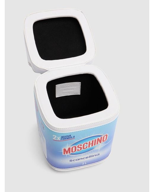 【Moschino】ブリーチアイテムバッグ レザークラッチバッグ Moschino Bleach Item Bag レザークラッチバッグ ホワイト | Lyst