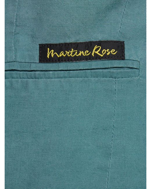 Martine Rose Green Single Breasted Jacket for men