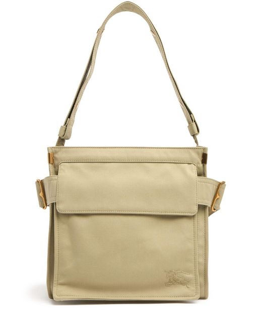 Burberry Trench Small Canvas Tote Bag in Natural für Herren