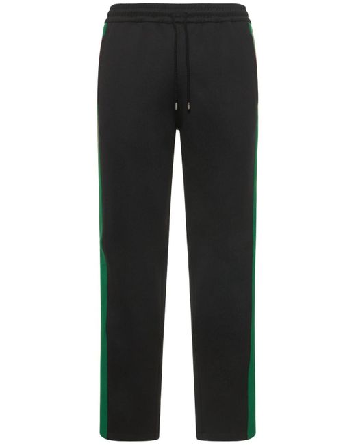 Gucci Black Light Neoprene jogging Sweatpants for men