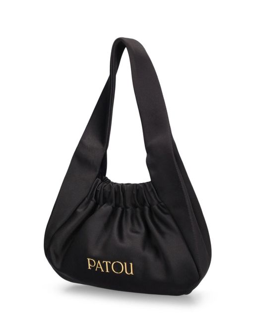 Patou Black Le Biscuit Pm Shoulder Bag