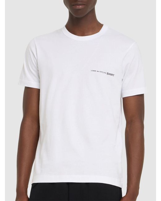 メンズ Comme des Garçons Comme Des Garçons Shirt Tシャツ White